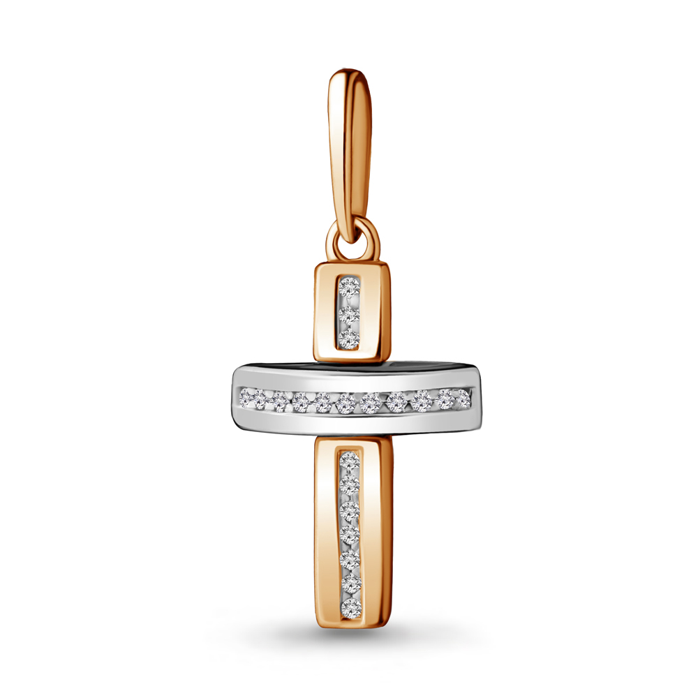 

Подвеска из красного золота с бриллиантом Aquamarine 920301Ак_585_кз, 920301Ак_585_кз