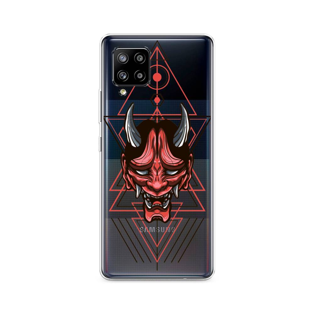 

Чехол на Samsung Galaxy A42 "Hanya Oni mask", Серый;красный;черный, 2101750-4