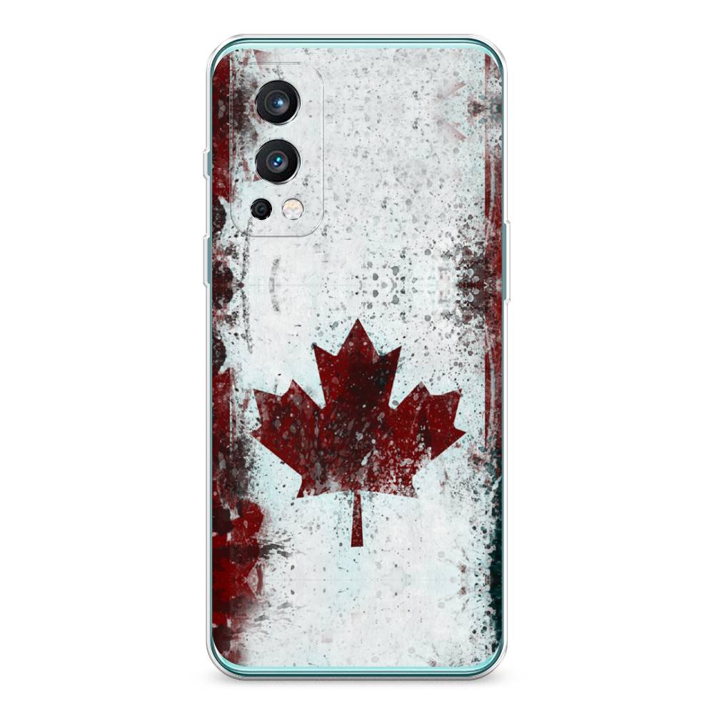 

Чехол Awog на OnePlus Nord 2 / ВанПлас Nord 2 "Канада", Белый;красный;черный, 151750-5