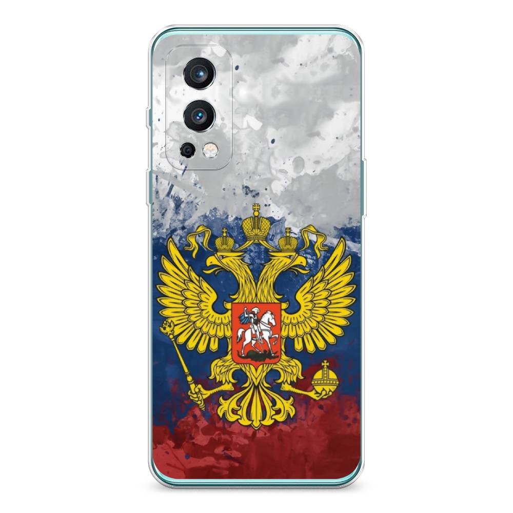 

Чехол Awog на OnePlus Nord 2 / ВанПлас Nord 2 "РФ", Белый;синий;красный, 151750-5