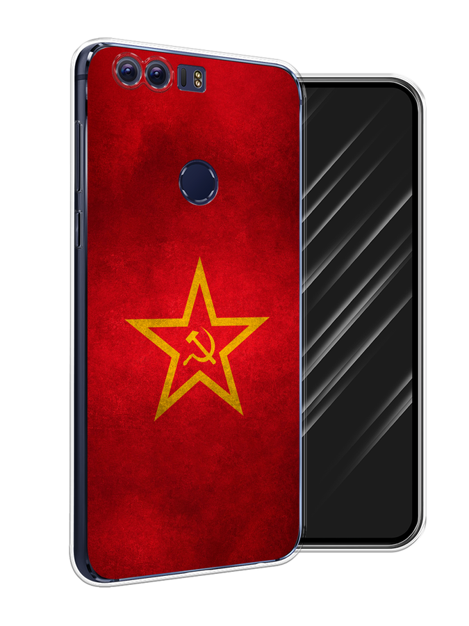 

Чехол Awog на Honor 8 "Красное знамя", Разноцветный, 60950-10