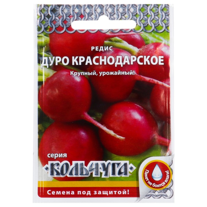 

Семена редис Дуро краснодарское Русский огород 3547149-6p 1 уп.