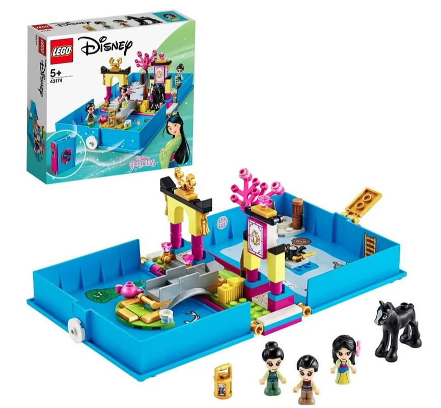 

Конструктор LEGO Disney Princess 43174 Книга сказочных приключений Мулан, 43174