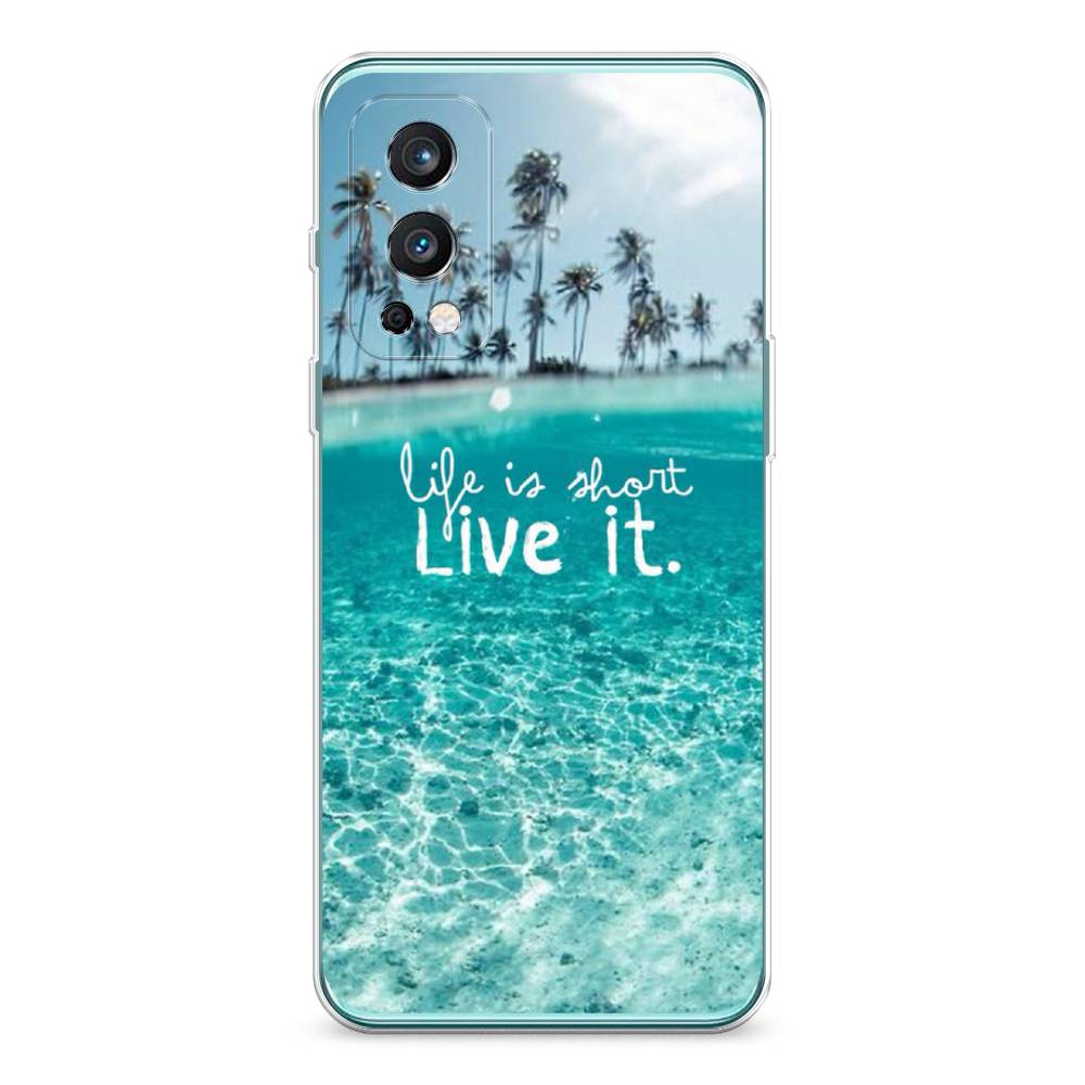 

Чехол Awog на OnePlus Nord 2 / ВанПлас Nord 2 "Live it", Розовый, 151750-7