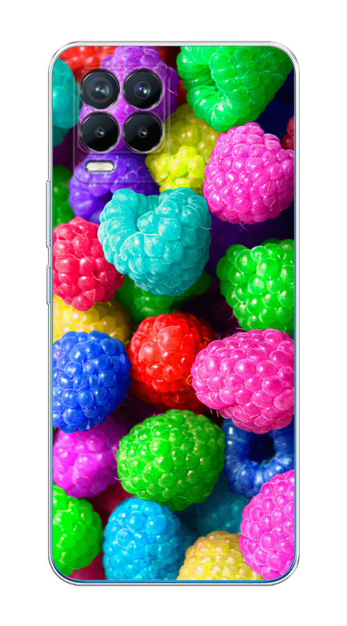 

Чехол на Realme 8/8 Pro "Леденцовая малина", Фиолетовый;розовый;зеленый, 255550-1