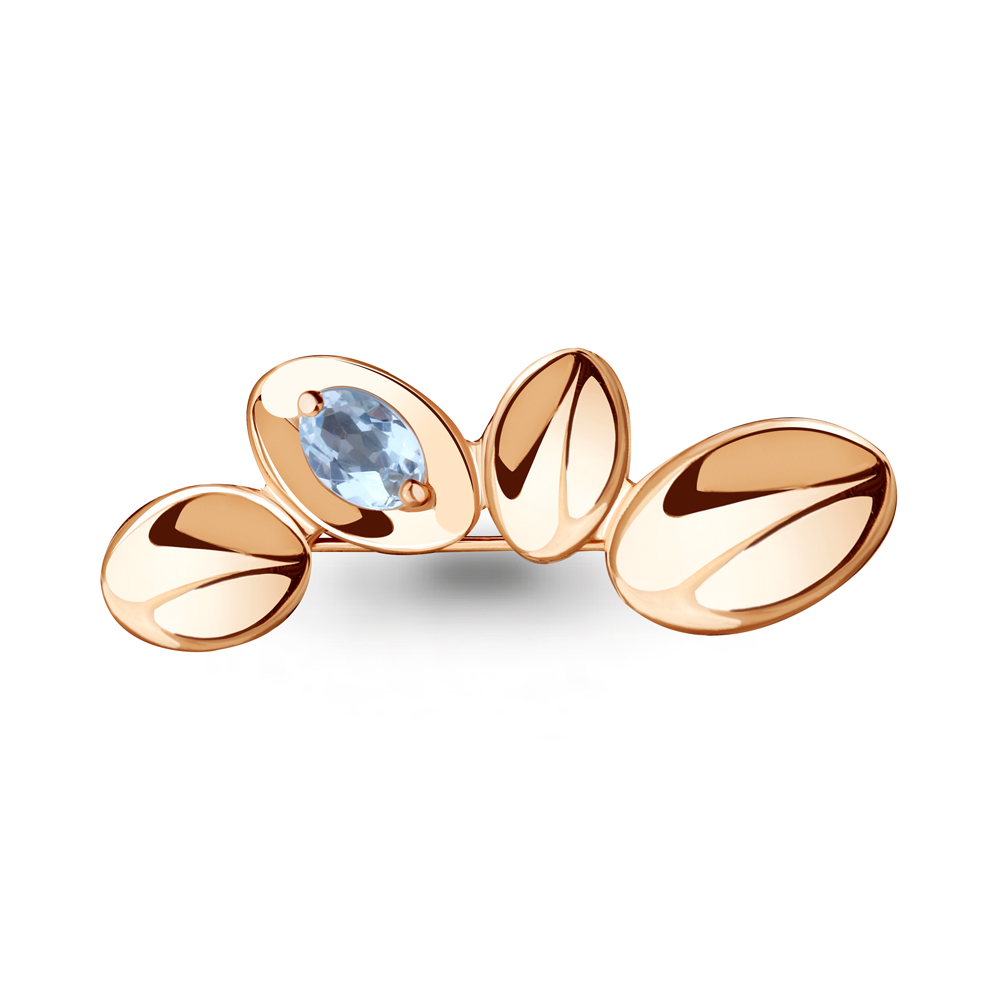 

Брошь из серебра с топазом Aquamarine 7734702_925_з, 7734702_925_з