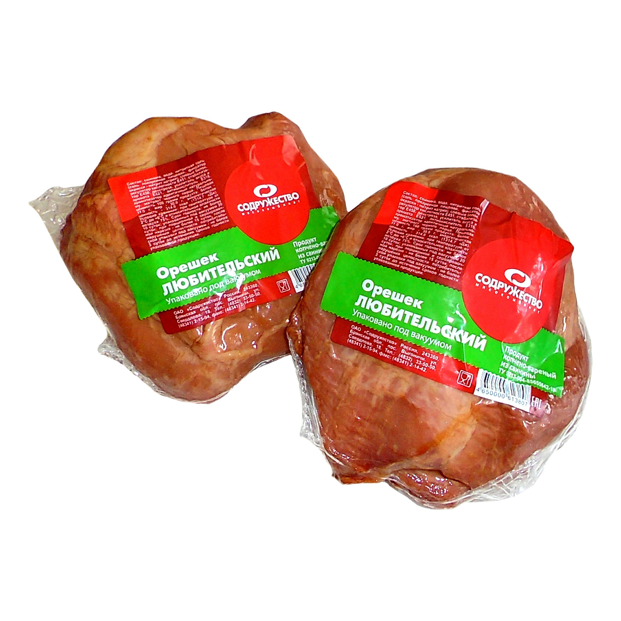 

Орешек мясной варено-копченый Содружество Любительский +-1 кг