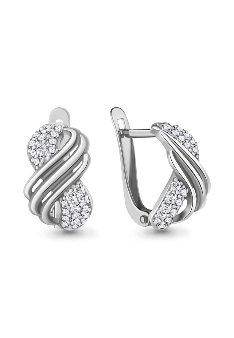 

Серьги из серебра с фианитом Kari Jewelry 42164А.5, 42164А.5