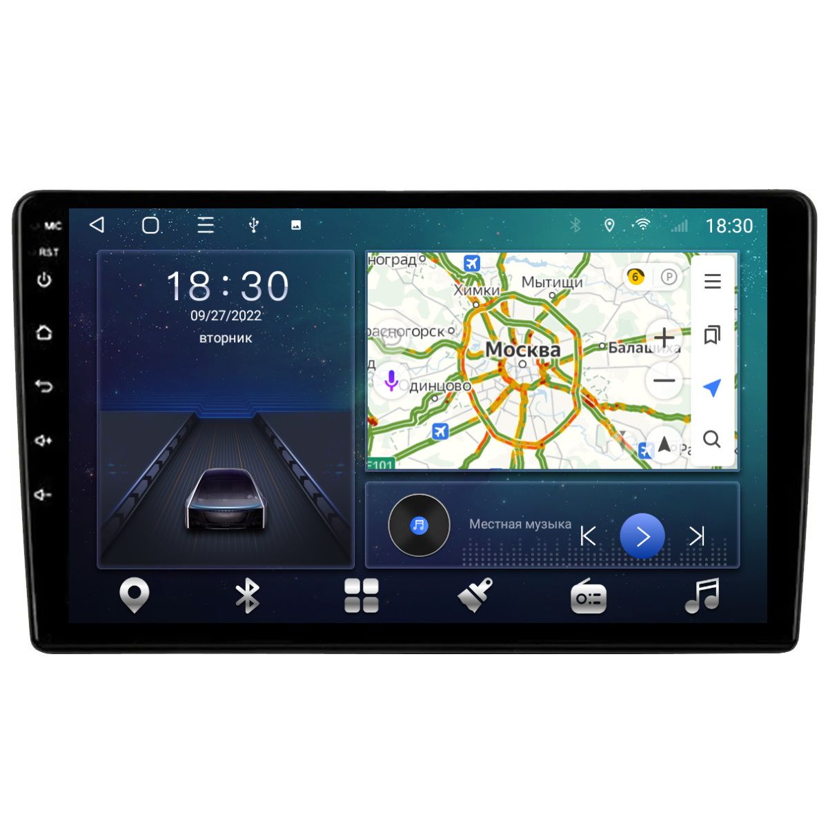 Магнитола CRS-300 Киа Сид 1 дорестайлинг Kia Ceed 2006-2010-Android 13-8 ядер-Carplay