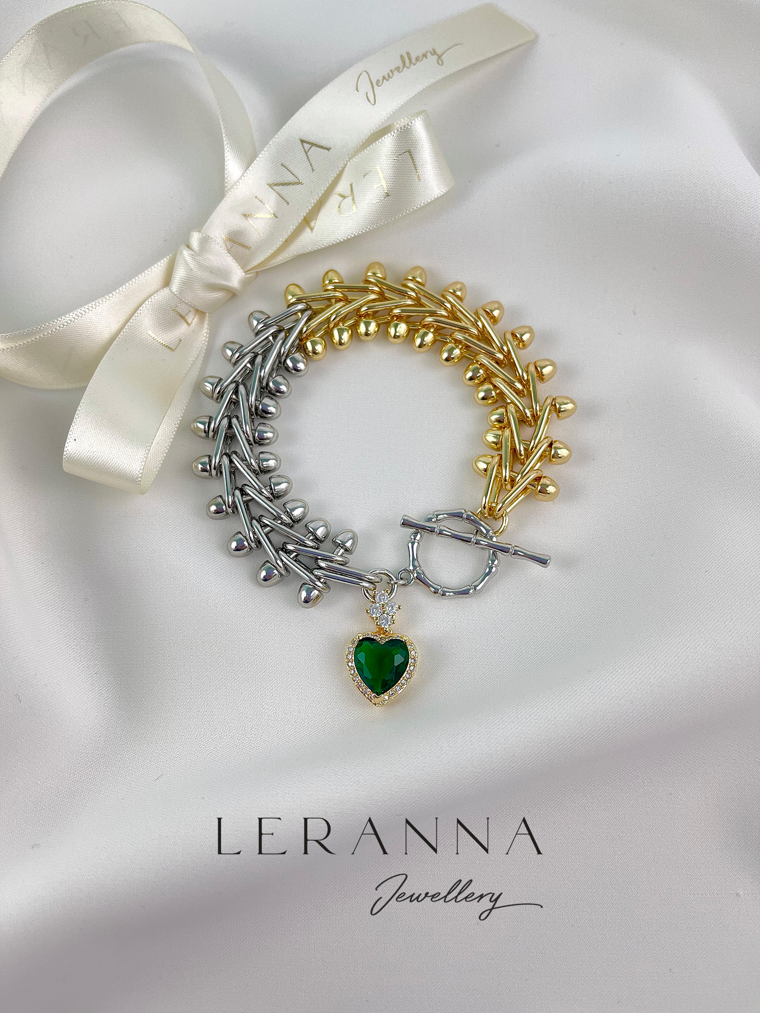 Браслет из бижутерного сплава р.17 LERANNA Jewellery 30720