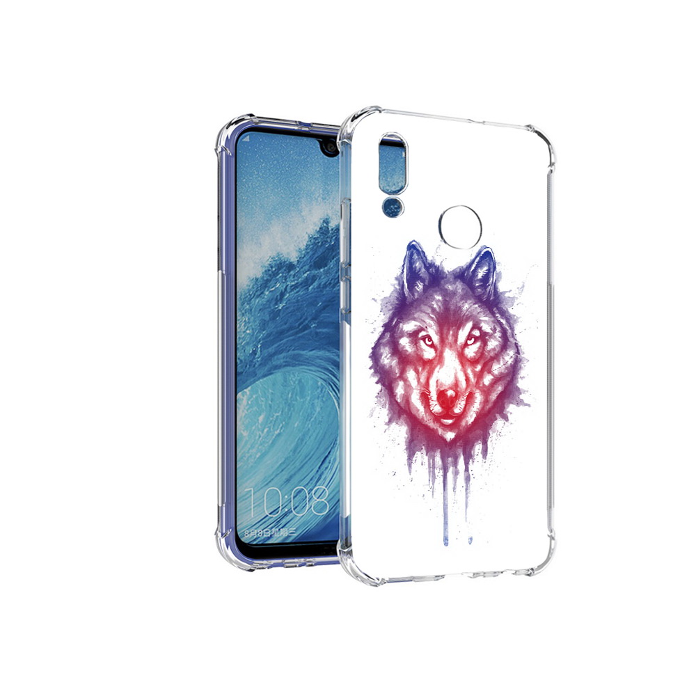 

Чехол MyPads Tocco для Huawei P Smart (2019) пушистый волк, Прозрачный, Tocco