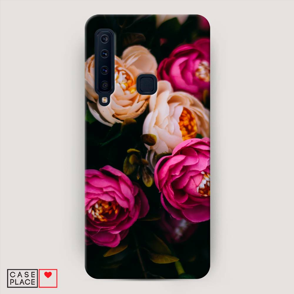 

Чехол Awog "Розовые пионы на черном" для Samsung Galaxy A9 2018