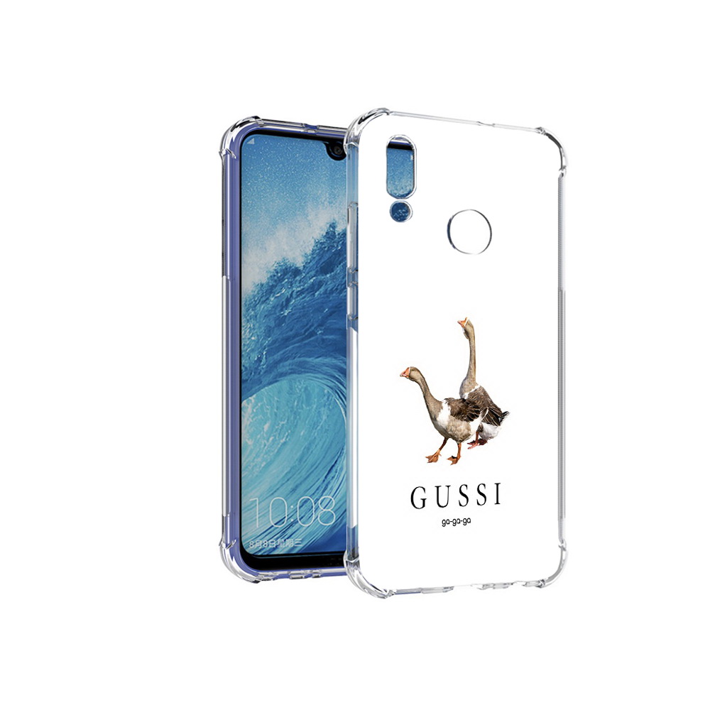 

Чехол MyPads Tocco для Huawei P Smart (2019) Гусси бренд, Прозрачный, Tocco