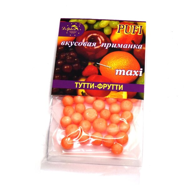 

Пенопласт Dolphin ароматизированный тутти-фрутти MAXI, 00-00024260