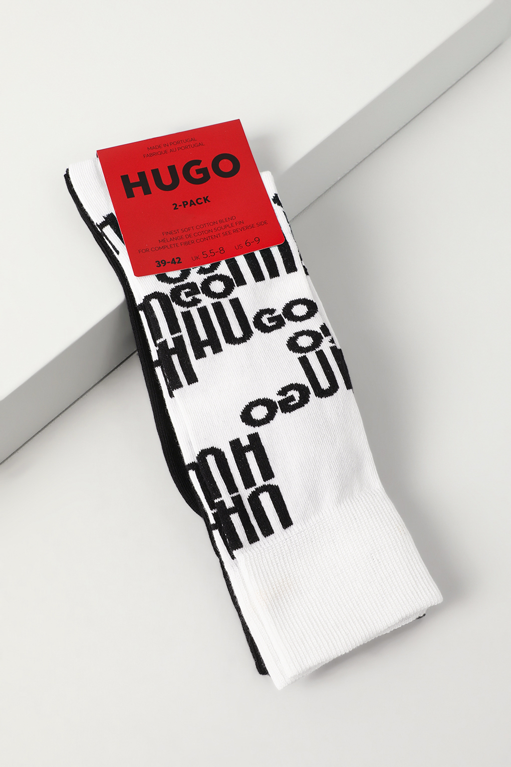

Комплект носков мужских HUGO BOSS 50510802 белых 43-46, Белый, 50510802