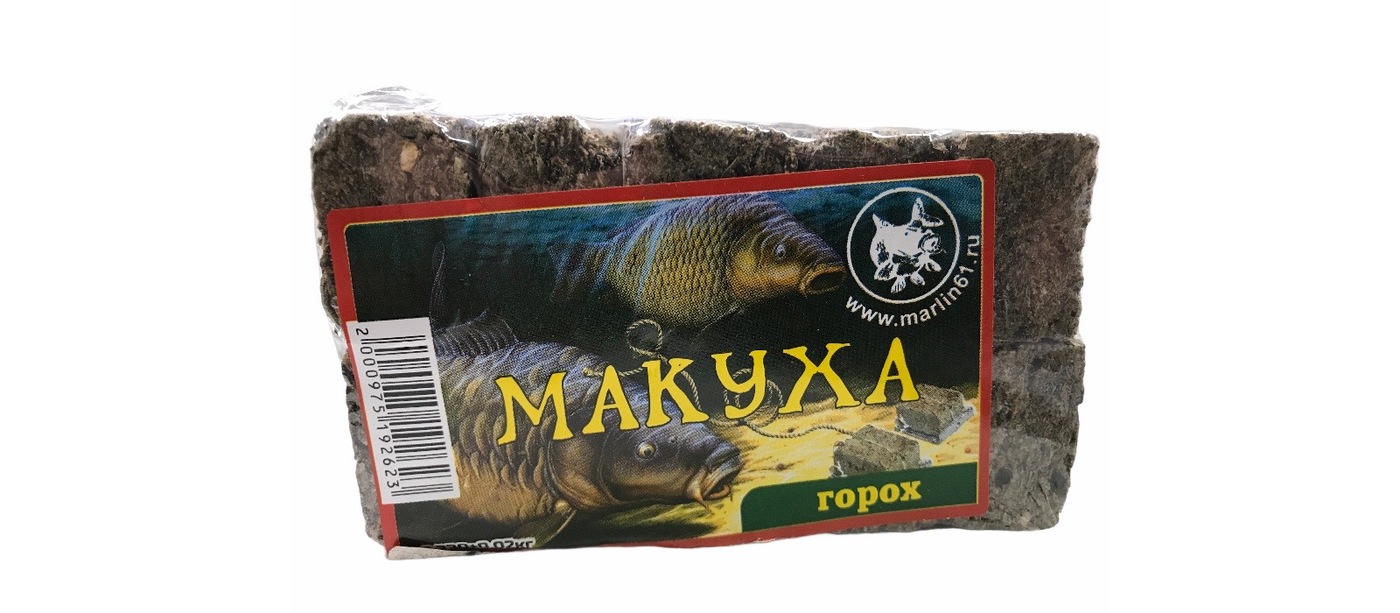 

Макуха Marlin подсолнечник 300гр Горох 10шт, 00-00033247