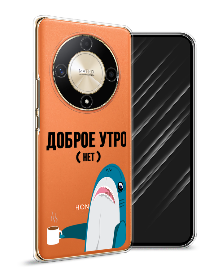 

Чехол Awog на Honor X9B "Доброе утро", Синий;белый;черный, 6122550-1