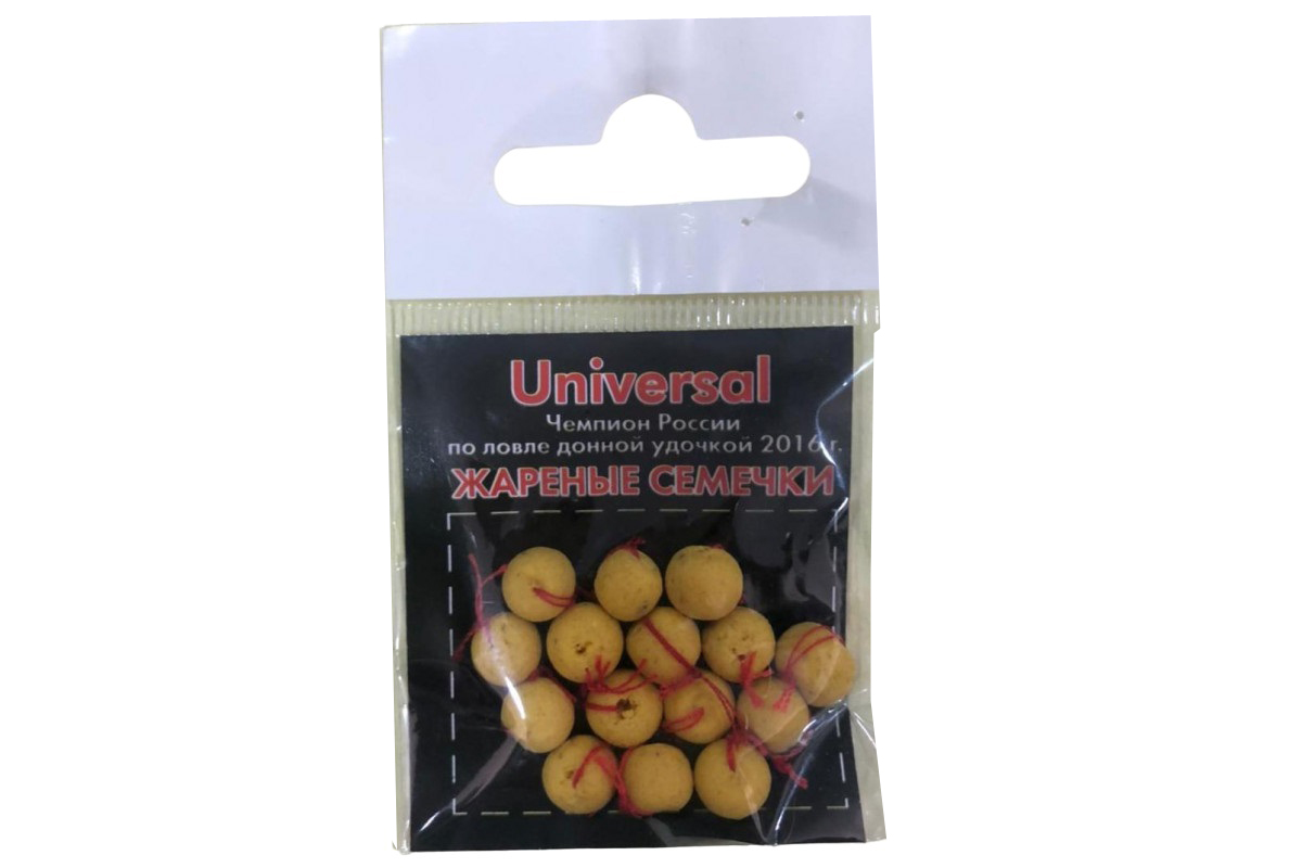 

Бойлы Universal оснащенные d 8 мм. Жареные семечки, 00-00029148