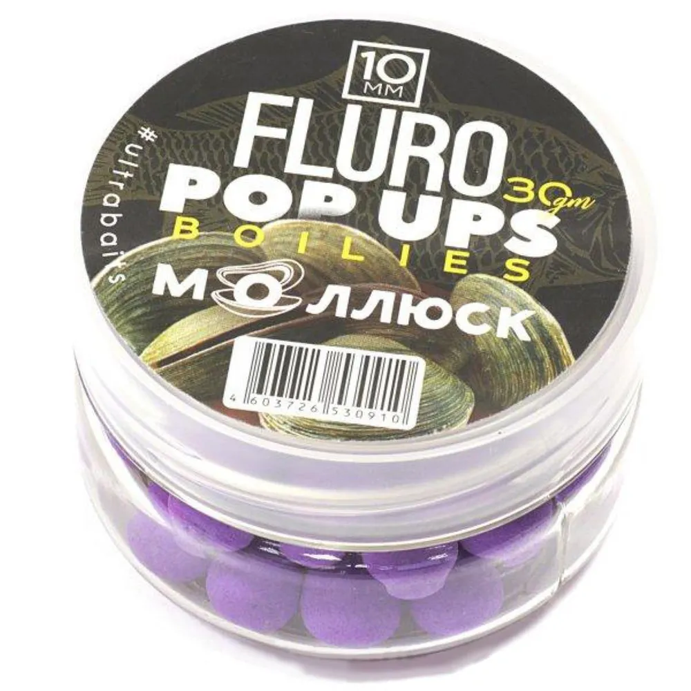 

Бойлы ULTRABAITS плавающие (МОЛЛЮСК) 10мм, 00-00018668