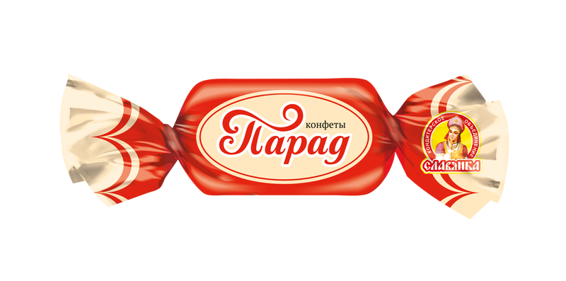 

Конфеты Славянка парад глазированные молочная помадка 1 кг