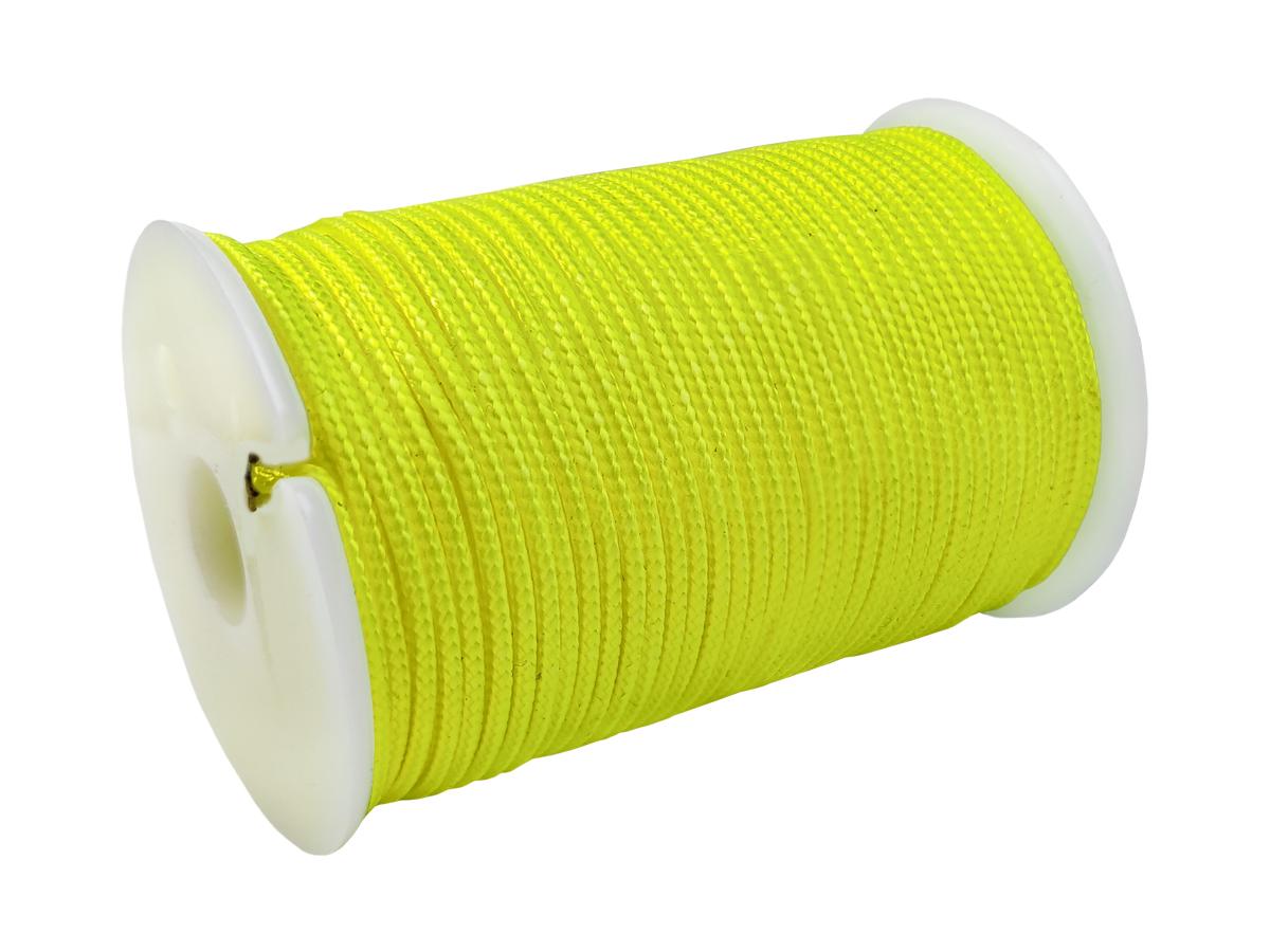 Шнур полиамидный на катушке SOLARIS 1,8 мм х 40 м, Жёлтый Неоновый S6302y-neon крученый полиамидный шнур стройбат