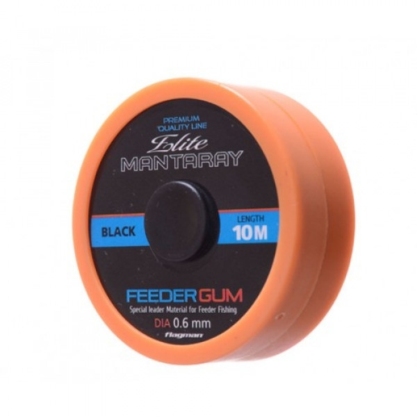 

Амортизатор Flagman для Фидера FEEDER GUM ELITE 0.60mm 10M Blask GAG0060, 00-00015363