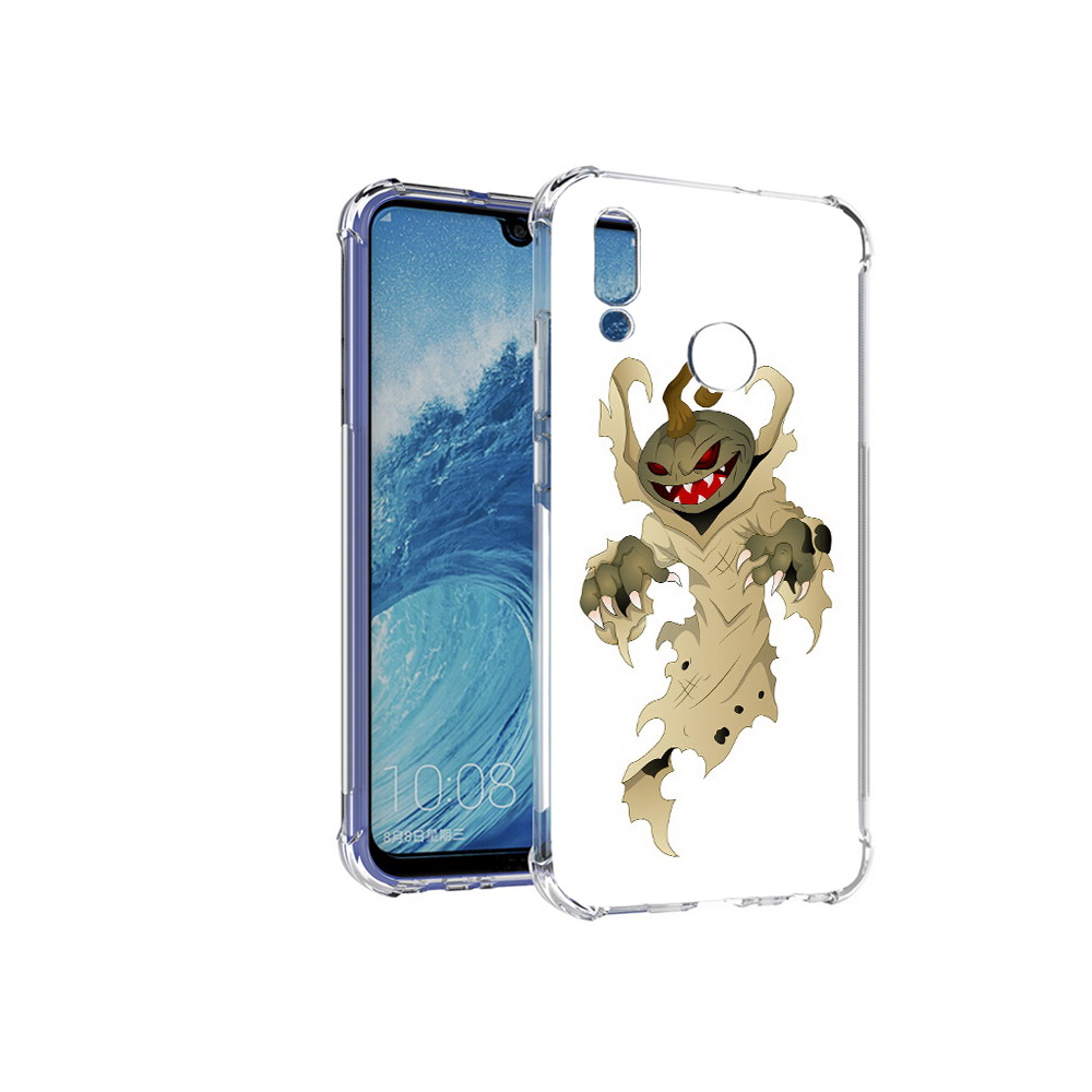 Чехол MyPads Tocco для Huawei P Smart (2019) призрак хэллоуина