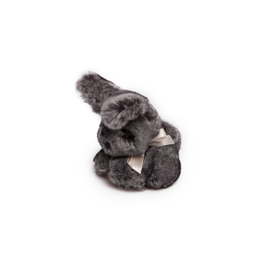 

Игрушка из натурального меха OnlyFur Кролик Тоша маленький серый