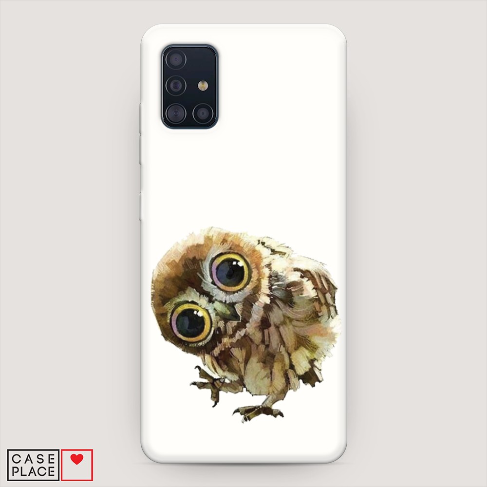

Чехол Awog на Samsung Galaxy A51 "Любопытный совенок", 28957-1