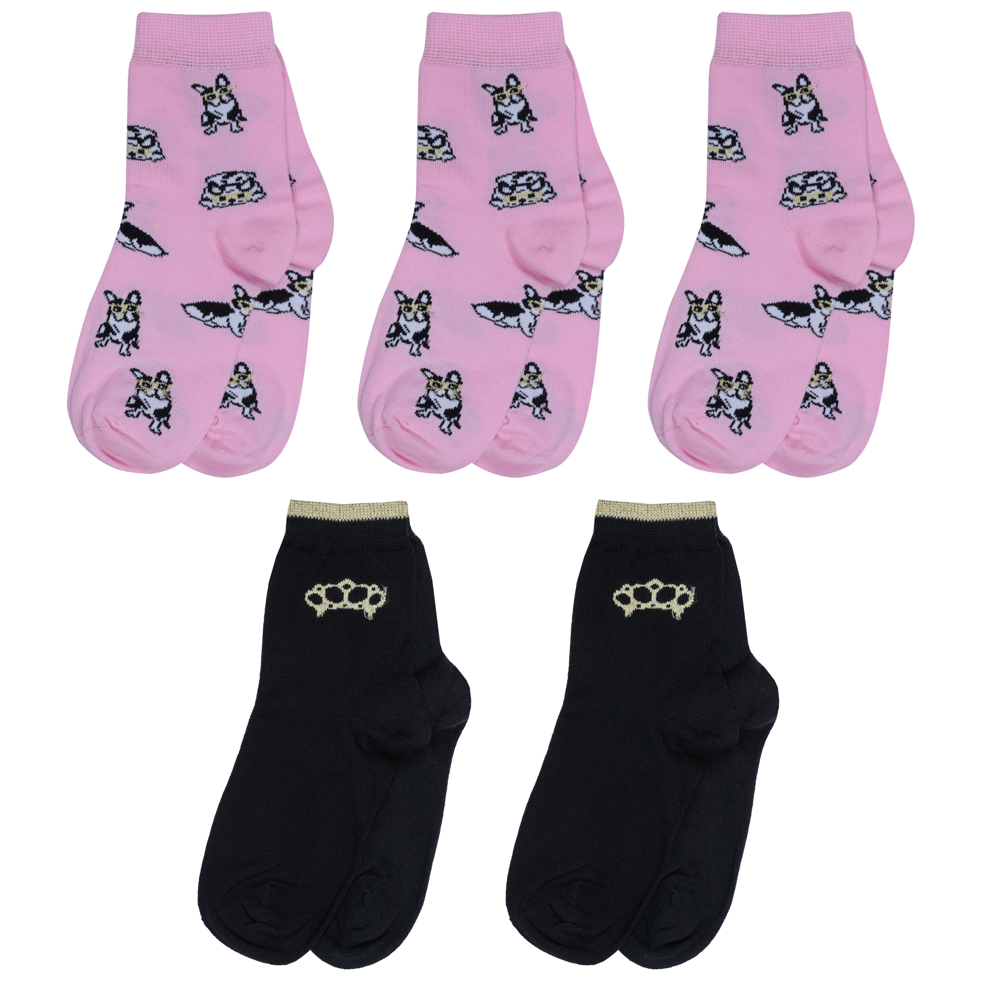 

Носки детские Rusocks 5-Д3-13156, розовый; черный, 14-16, 5-Д3-13156