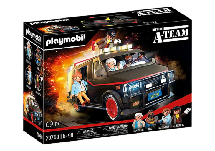 фото Конструктор playmobil a-team van pm70750, 69 деталей