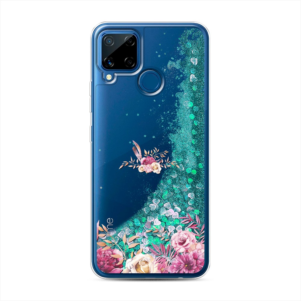 

Чехол Awog на Realme C15 "Нежные розовые цветы", 255095-1