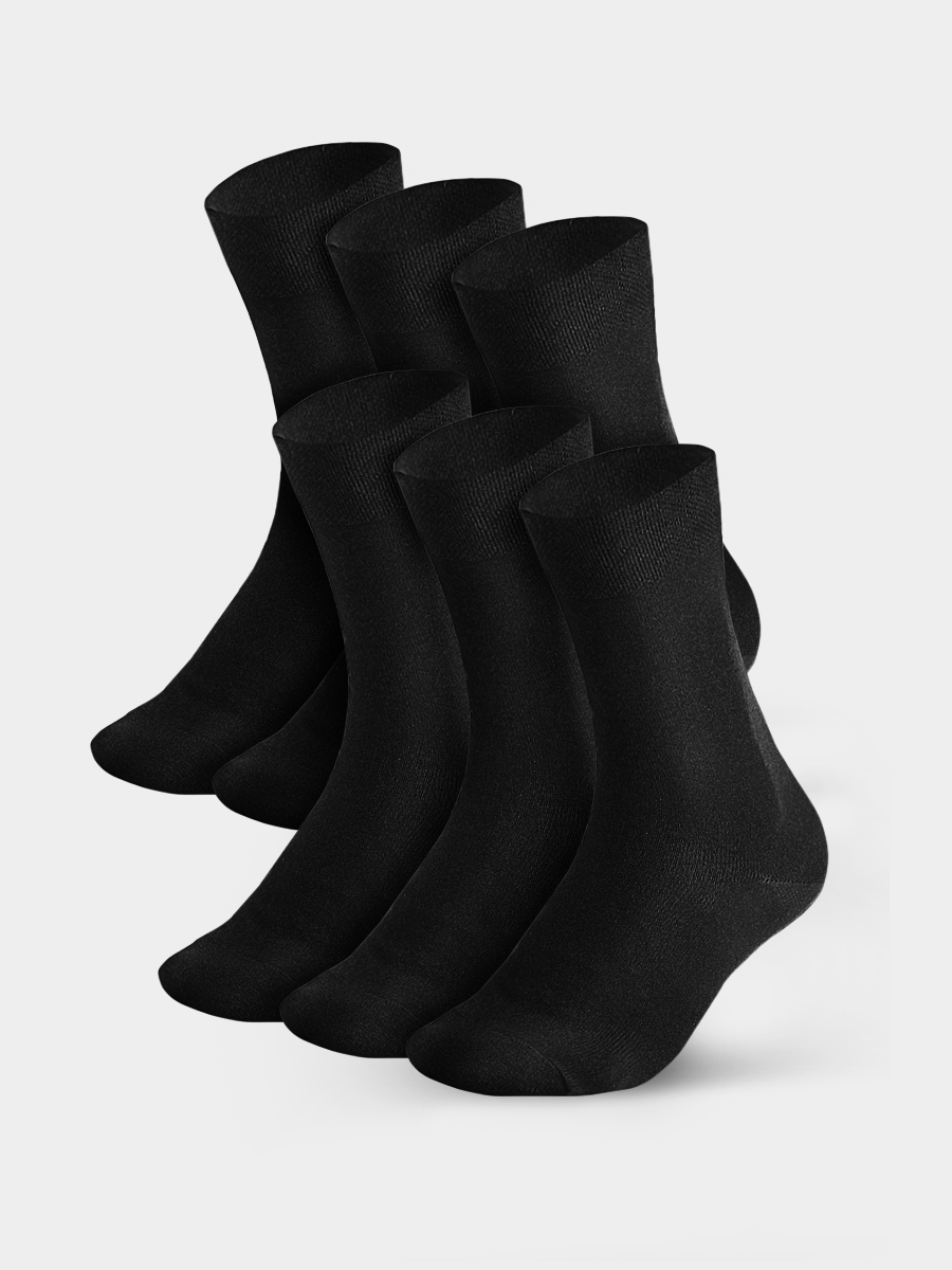 Комплект носков мужских LEORA 201431373 черных 42-44, 6 пар