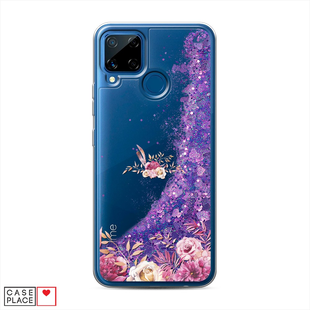 

Чехол Awog на Realme C15 "Нежные розовые цветы", Разноцветный, 255092-1