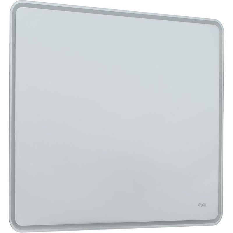 

Зеркало Aquanet Ирис 90x80 с подсветкой LED, Серебристый