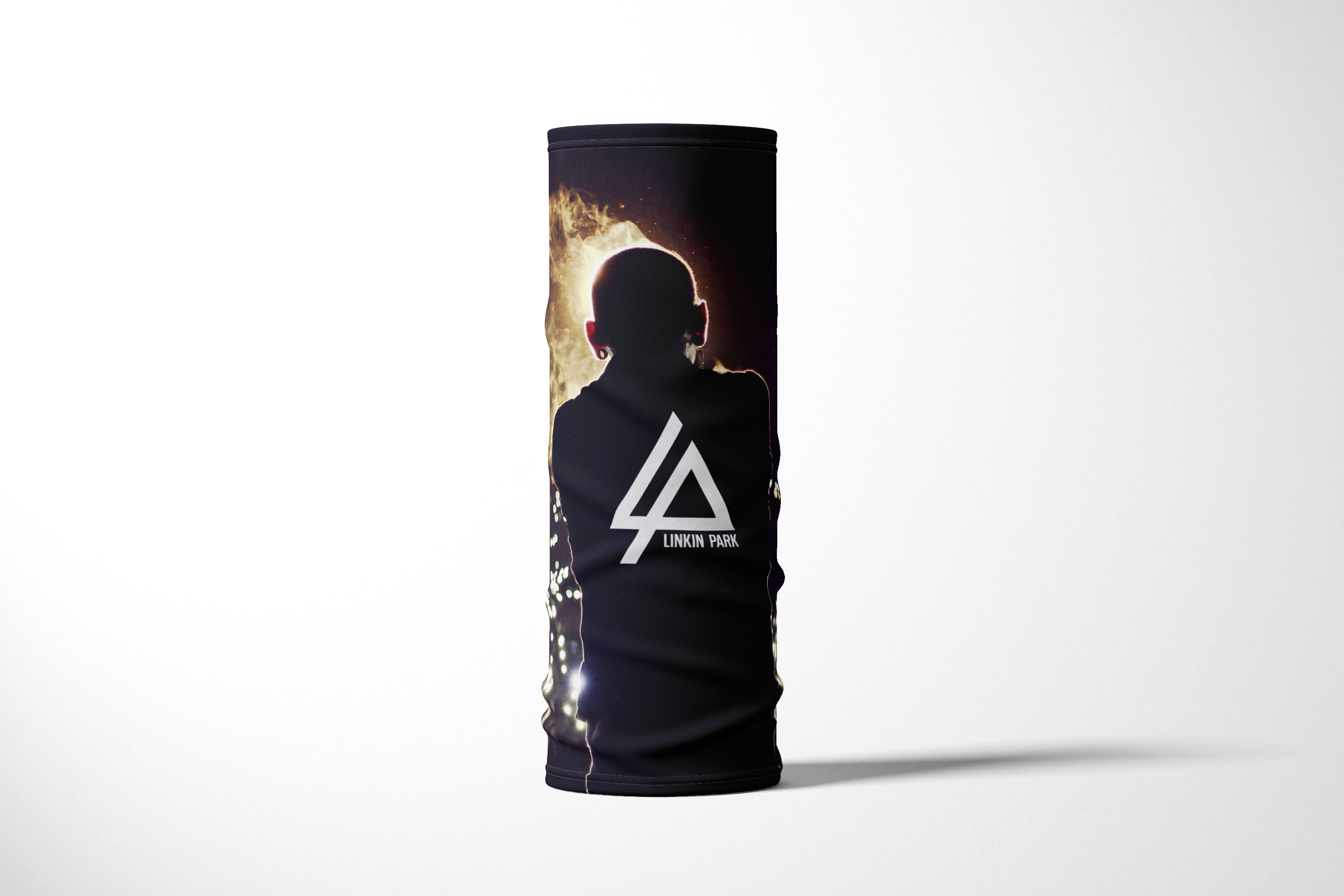 

Бандана / Бафф / Снуд-трансформер / Рок / Linkin Park, Черный;бежевый, BBuffVM_VM1420213