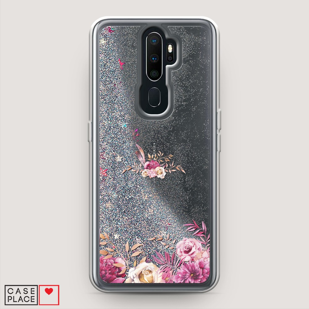 

Чехол Awog на Oppo A9 (2020) "Нежные розовые цветы", Разноцветный, 251991-1