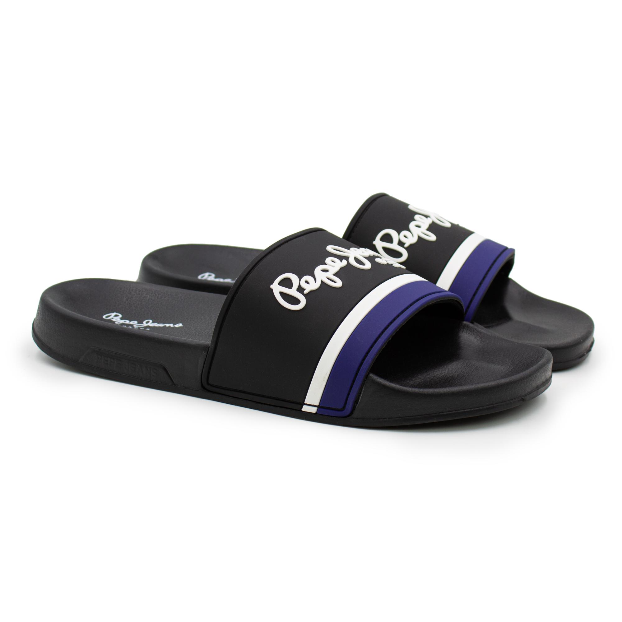 

Шлепанцы мужские Pepe Jeans London SLIDER PORTOBELLO PMS70108 черные 40 EU, SLIDER PORTOBELLO PMS70108