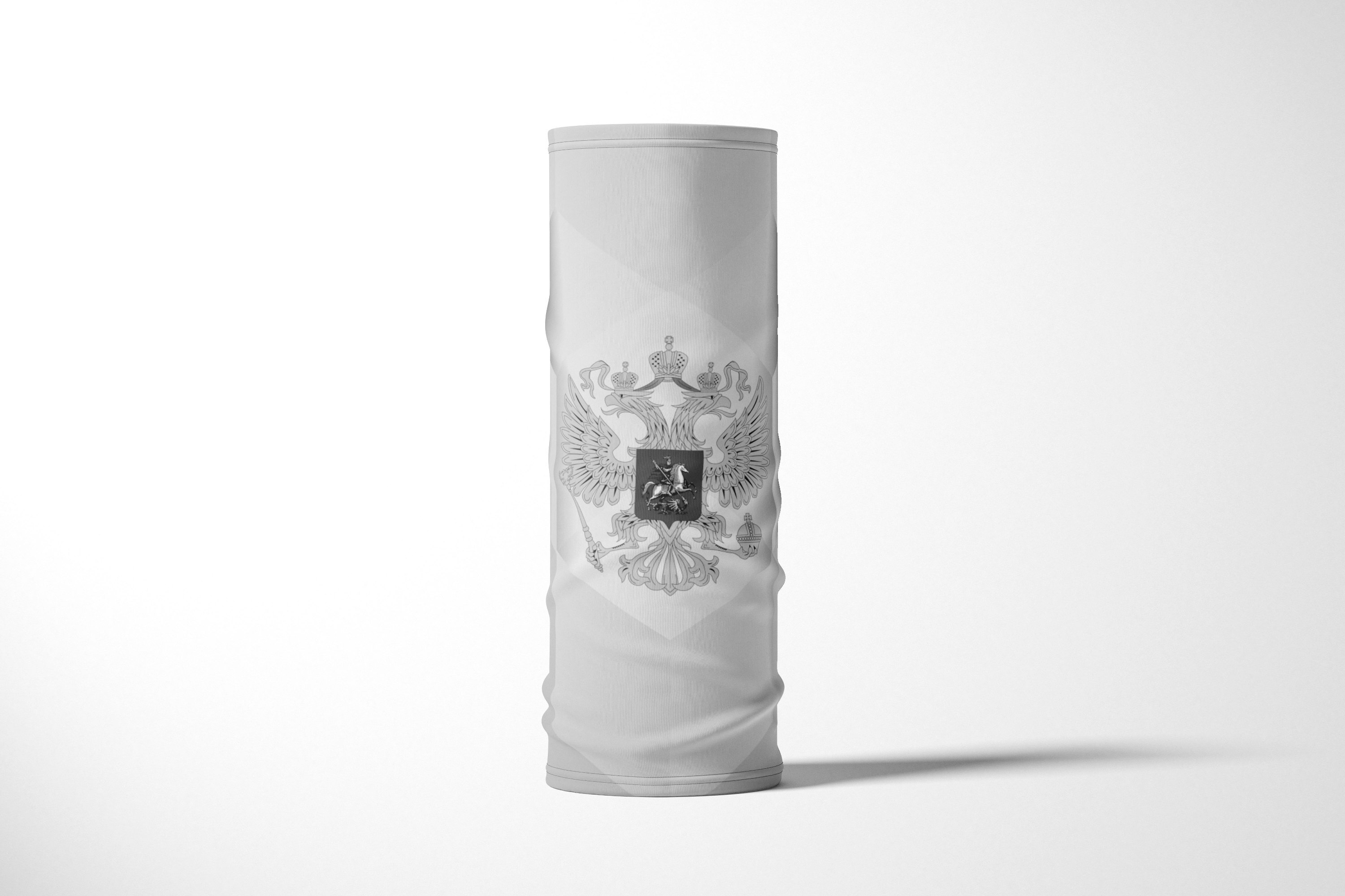 

Бандана / Бафф / Снуд-трансформер / Патриотичные / Я Русский RUSSIA Black Collection, Белый, BBuffVM_VM1420133