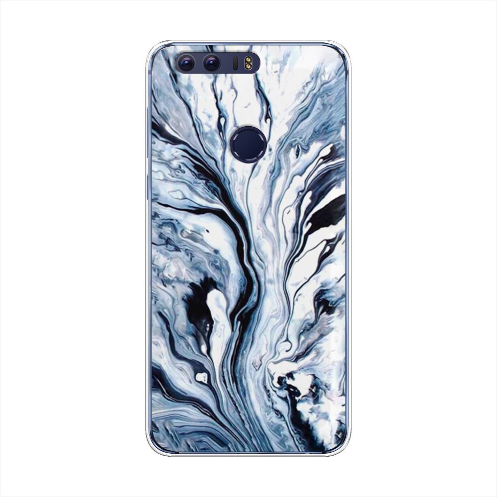

Чехол Awog на Honor 8 "Голубой минерал мрамор", Разноцветный, 60950-3