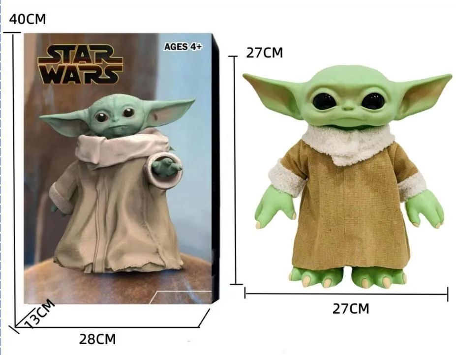 Фигурка Mattel Мандалорец Грогу Малыш Йода 27 см Star Wars 1590₽