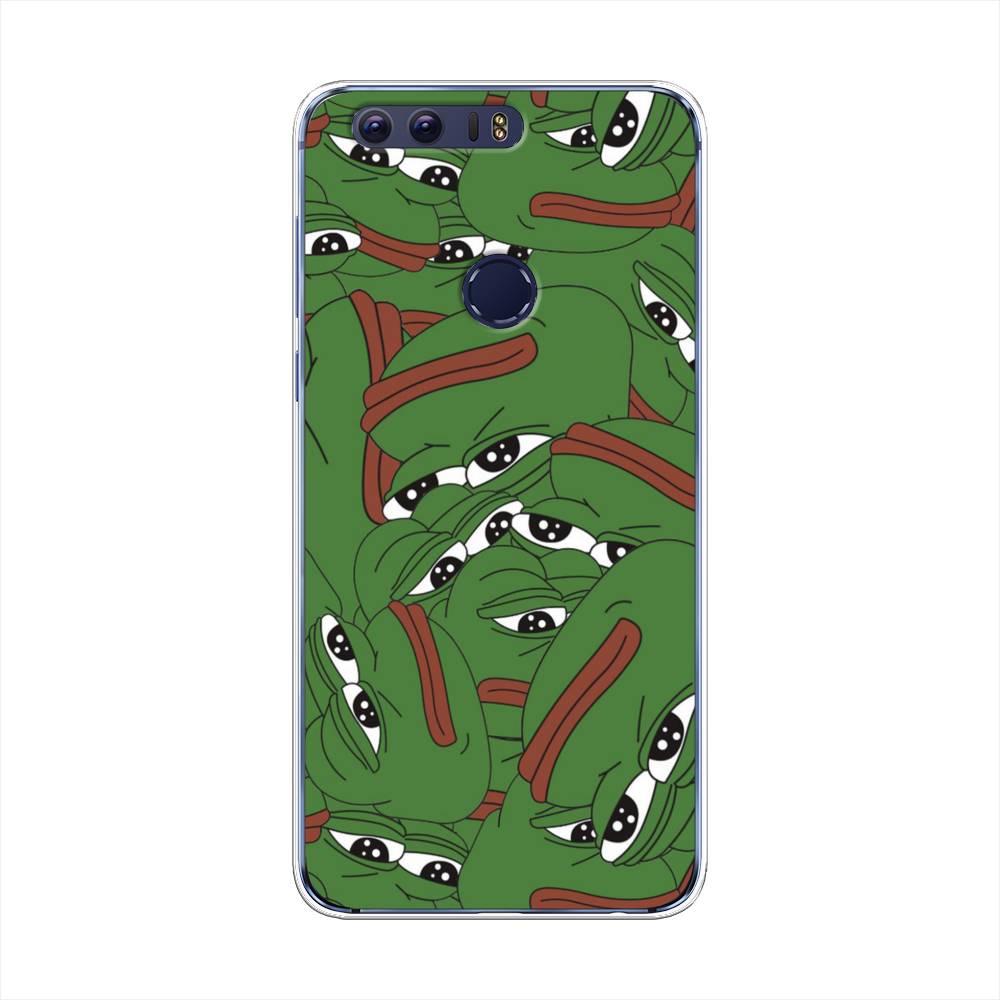 

Чехол Awog на Honor 8 "Печальный frog", Разноцветный, 60950-9