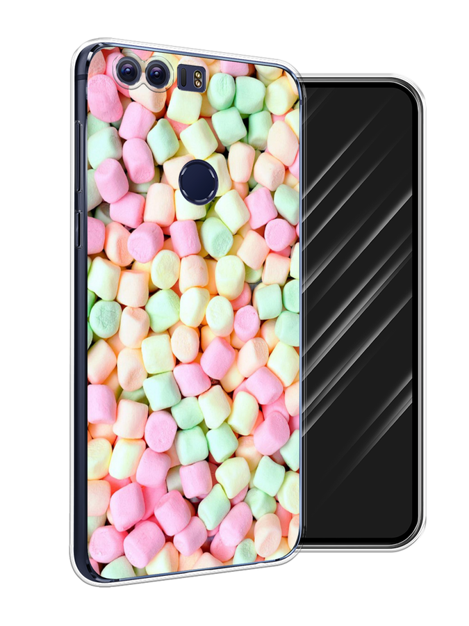 

Чехол Awog на Honor 8 "Marshmallows", Разноцветный, 60950-10