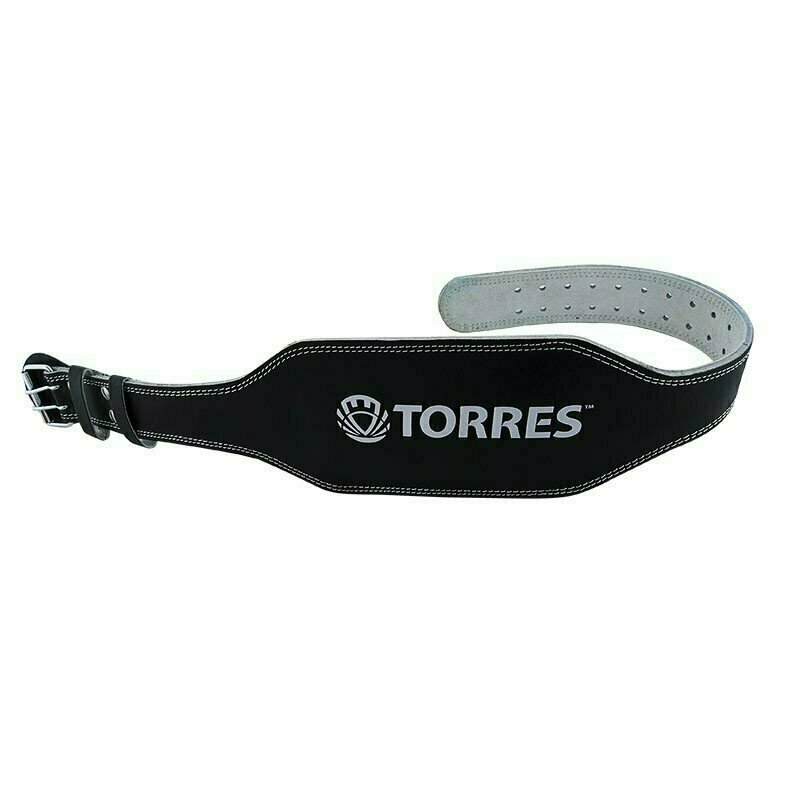 Пояс тяжелоатлетический TORRES арт.PRL619018XXL, р.XXL (140 см), шир. 15 см, нат.прес.кожа