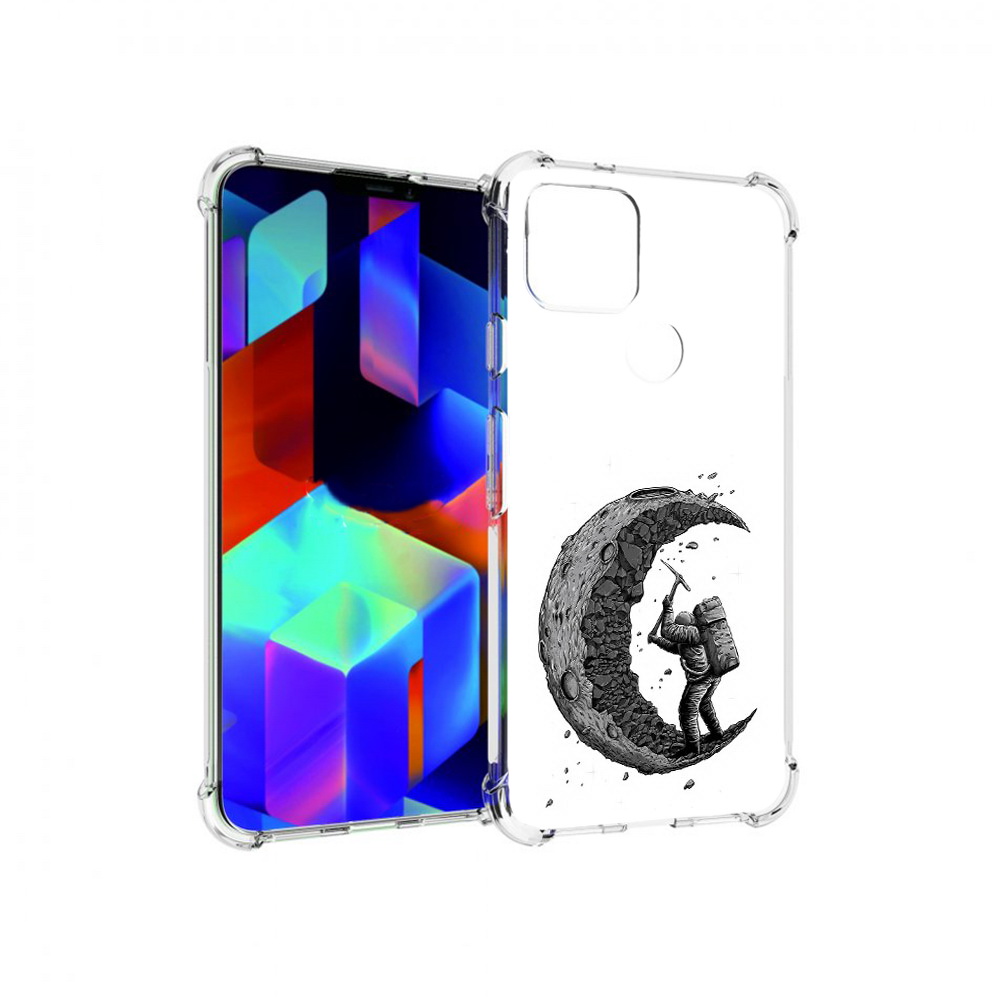 

Чехол MyPads Tocco для Google Pixel 5 камненная луна, Прозрачный, Tocco