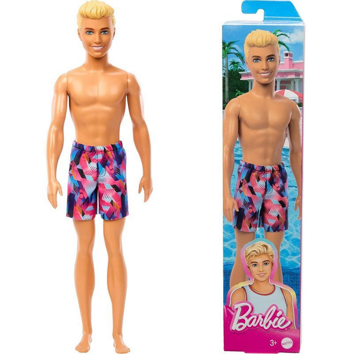 Кукла Кен Барби Barbie серия Пляжная коллекция стильная кукла off the hook 6045583 viv с аксессуарами вивиан летние каникулы