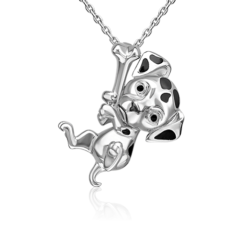 

Бегунок из серебра PLATINA jewelry 03-3435-00-000-0200_00, эмаль, 03-3435-00-000-0200_00