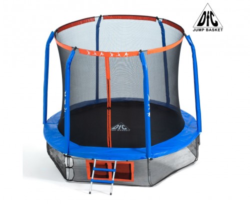 

Батут DFC JUMP BASKET 14ft внутр.сетка, лестница 427cм два короба