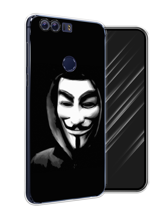 

Чехол Awog на Honor 8 "Анонимус", Разноцветный, 60950-5