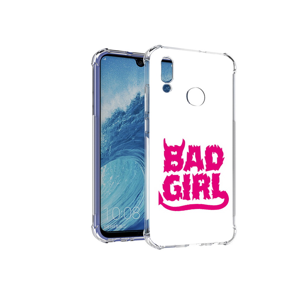 

Чехол MyPads Tocco для Huawei P Smart (2019) плохая девочка, Прозрачный, Tocco